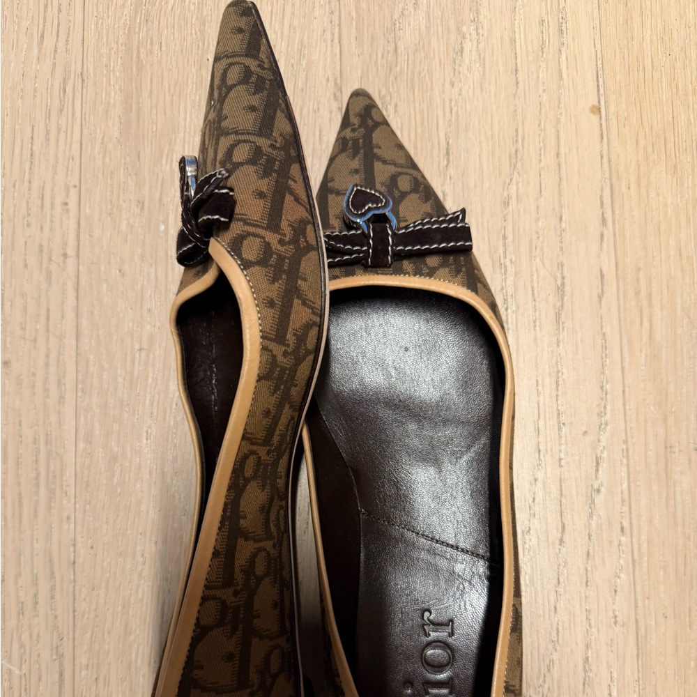 Dior Logo Ballet Flats
